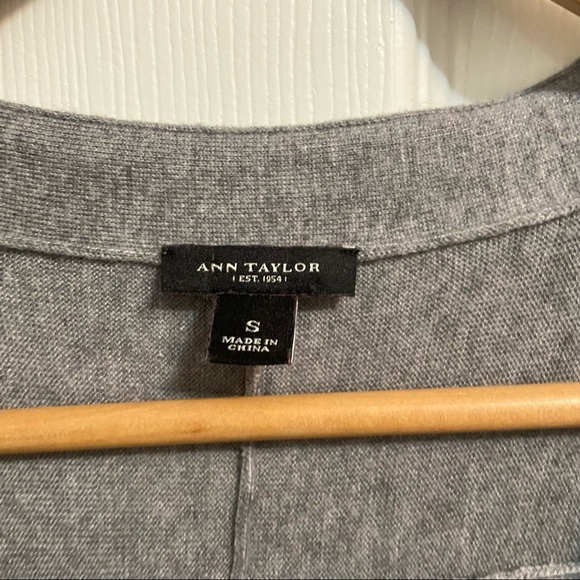 Ann Taylor Grey Button Cardigan - Picture 4 of 5